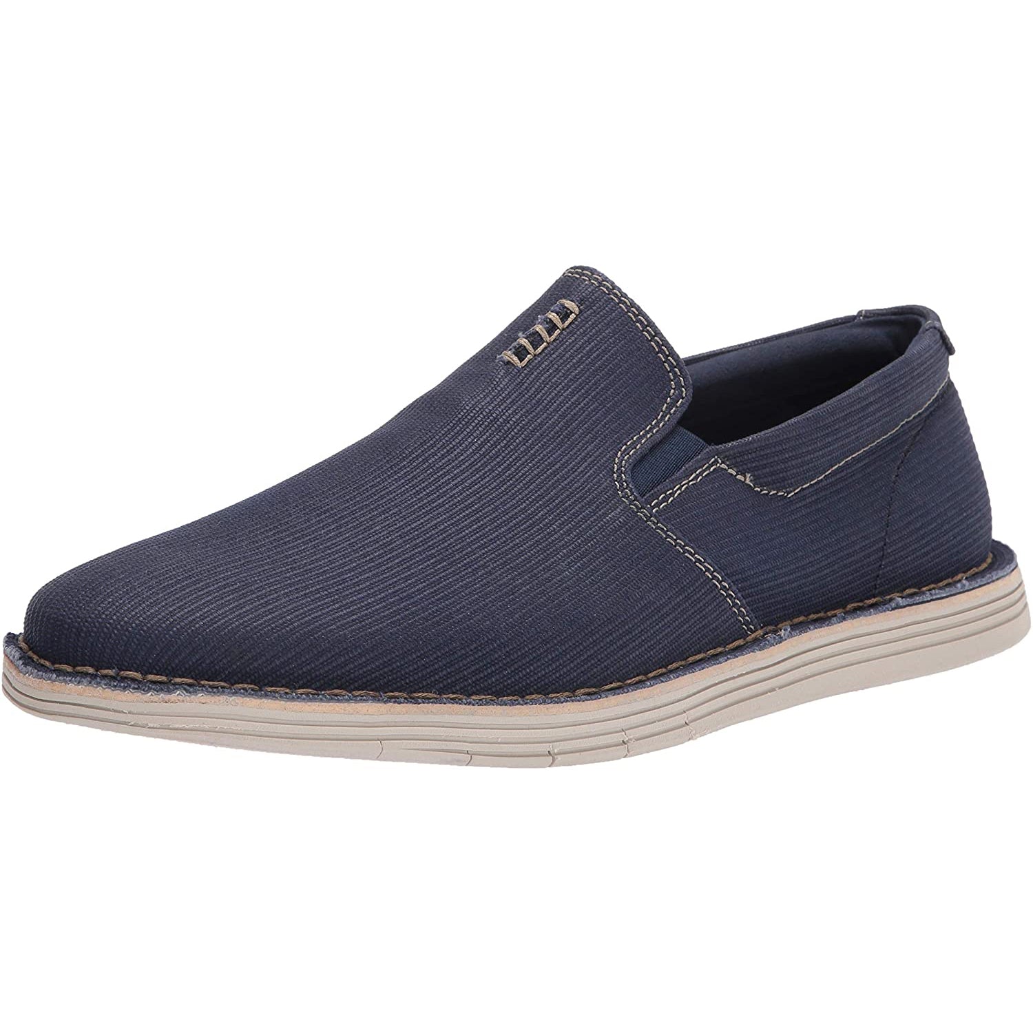 Clarks Men\'s Forge Free Loafer, storm suede, 7.5 M US Clarks Forge Free 26149773 Mens Brown Suede Casual Loafers  main image 3
