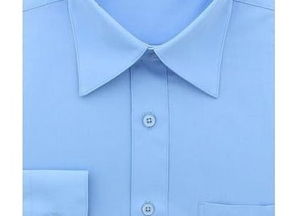 900M - MILANI SOLID C/C DRESS SHIRT BABY BLUE
