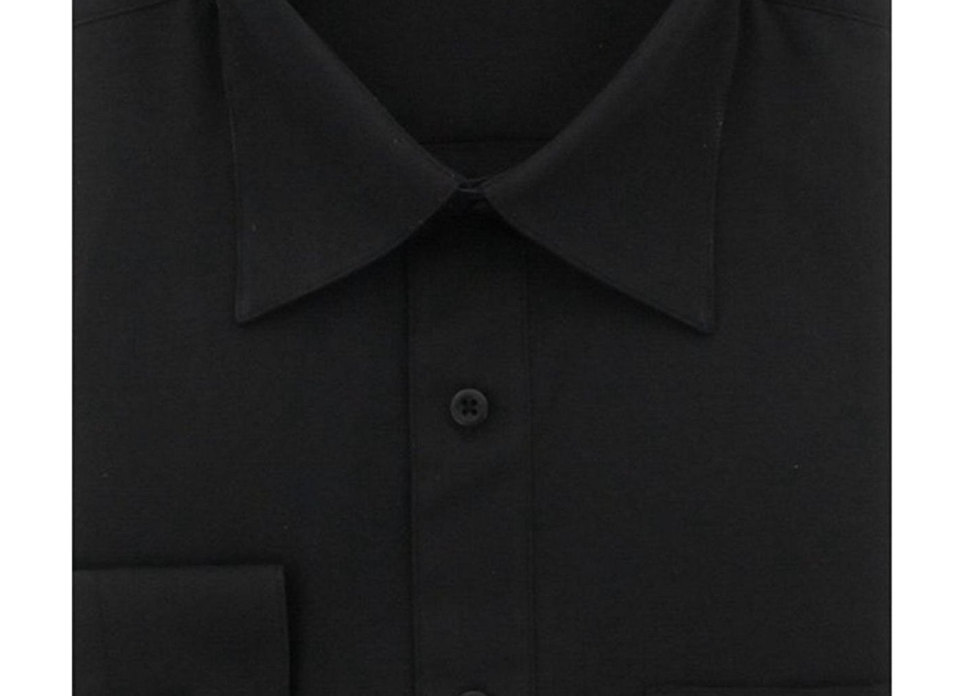 900M - MILANI SOLID C/C DRESS SHIRT BLACK