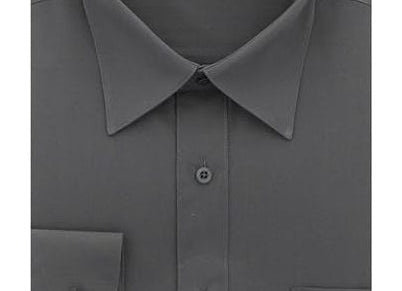 900M - MILANI SOLID C/C DRESS SHIRT CHARCOAL
