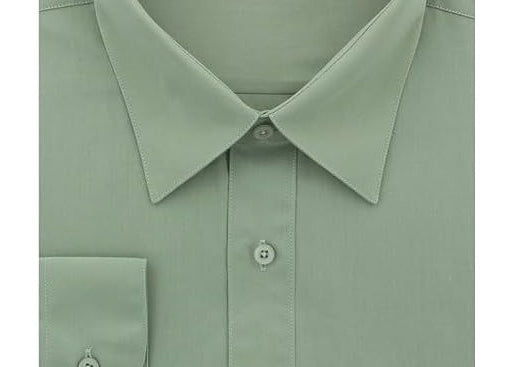 900M - MILANI SOLID C/C DRESS SHIRT SAGE