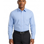 Modena Contemporary Fit Light Blue Dress Shirt