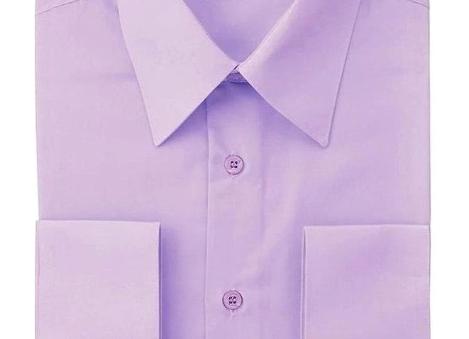 Berlioni C/C Solid Dress Shirt Lilac BL900
