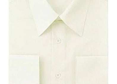 Berlioni C/C Solid Dress Shirt Off-White BL900