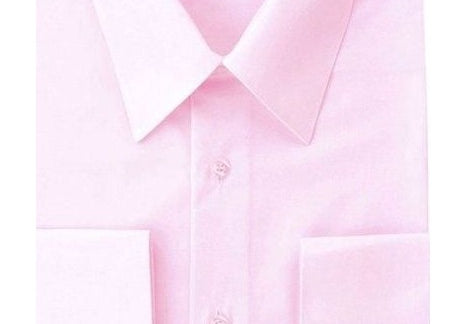 Berlioni C/C Solid Dress Shirt Pink BL900