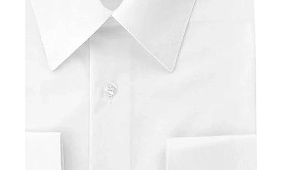 Berlioni C/C Solid Dress Shirt Snow White BL900