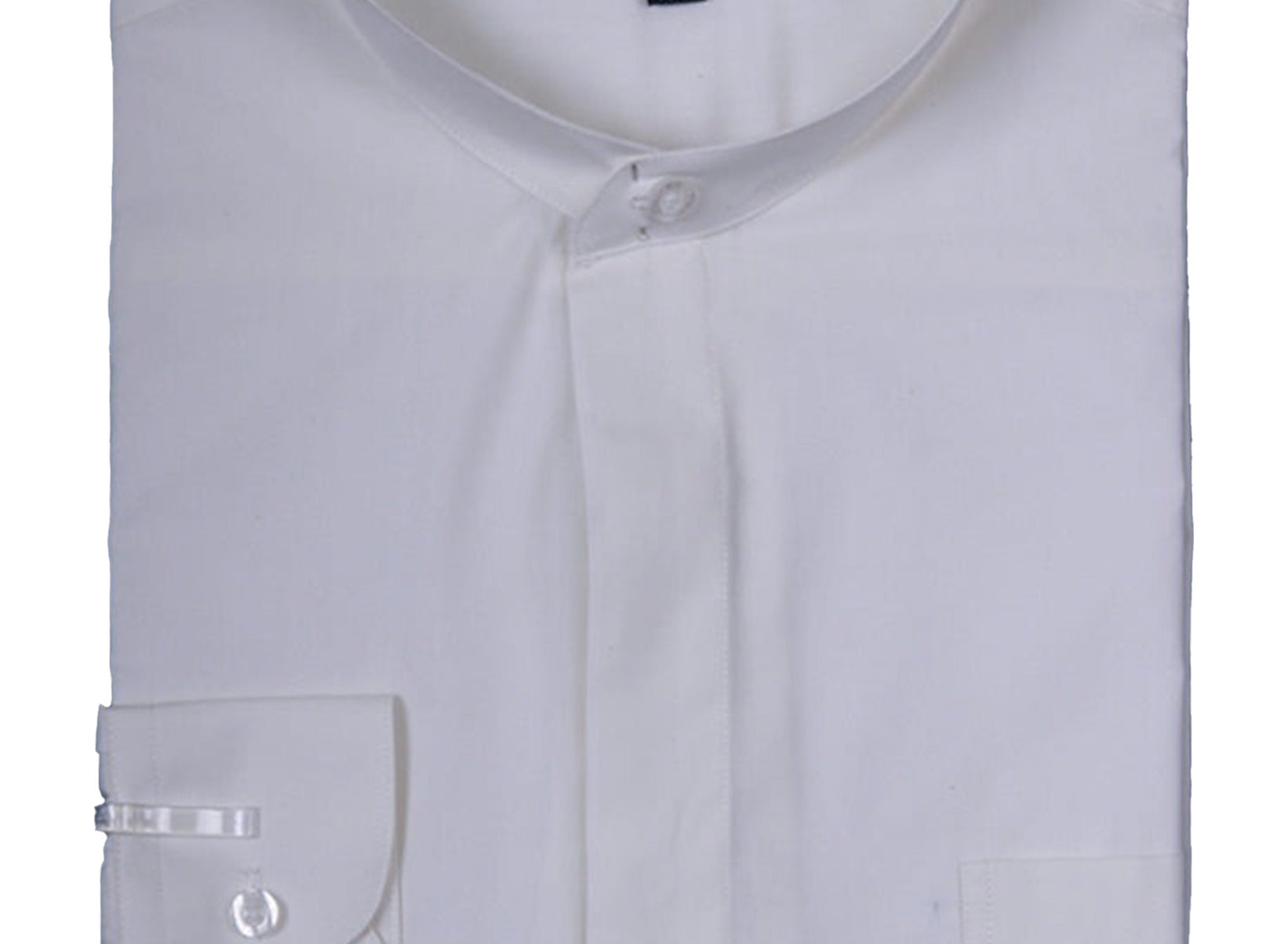 DS3001C - DANIEL ELLISSA BANDED COLLAR SHIRT IVORY