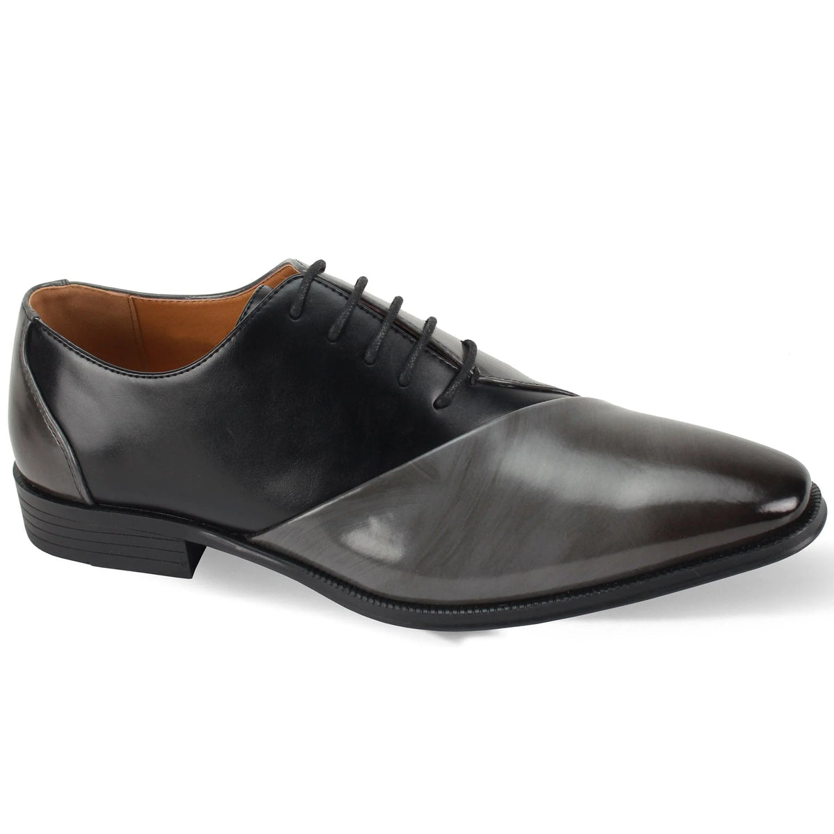 Antonio Cerrelli Men\'s Two-Tone Black and Beige Dress Shoes Size 12 ANTONIO CERRELLI DRESS SHOES/7039 – MilanoMensWear main image 4