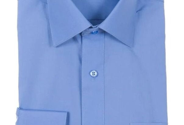 Modena Men's Classic Fit Long Sleeve Cadet Blue Dress Shirt M300CLOR