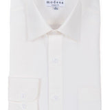 Modena Men's Classic Fit Long Sleeve Egg Shell Dress Shirt M300CLOR