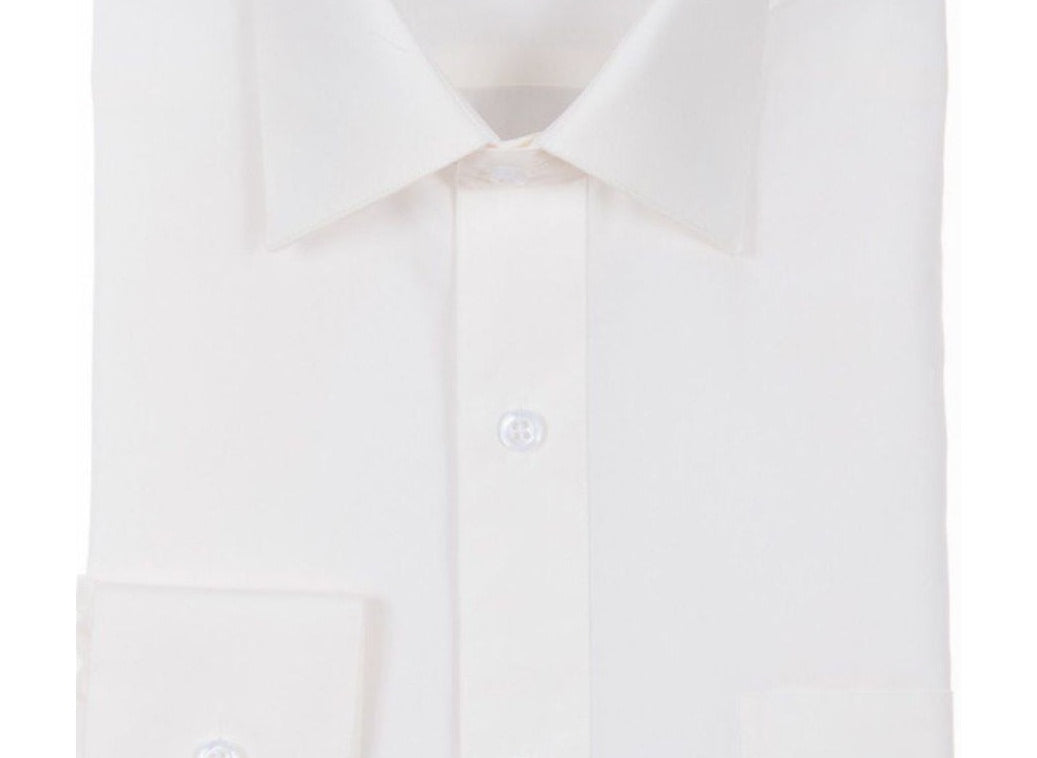 Modena Men's Classic Fit Long Sleeve Egg Shell Dress Shirt M300CLOR