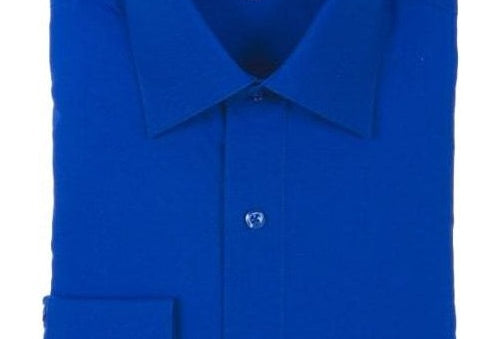 Modena Men's Classic Fit Long Sleeve French Blue Dress Shirt M300CLOR