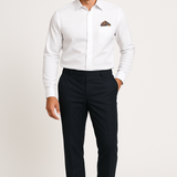 After Midnight Mens Suede Velvet Smoker's Tuxedo Loafer — AI Model Photo