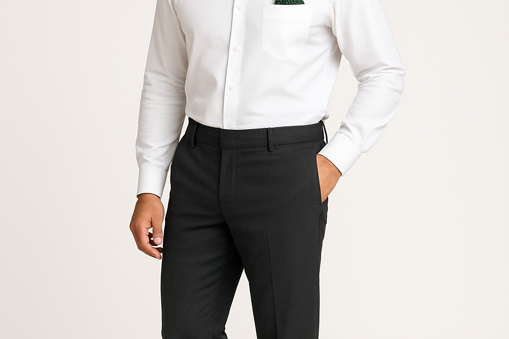 After Midnight Mens Suede Velvet Smoker's Tuxedo Loafer — AI Model Photo